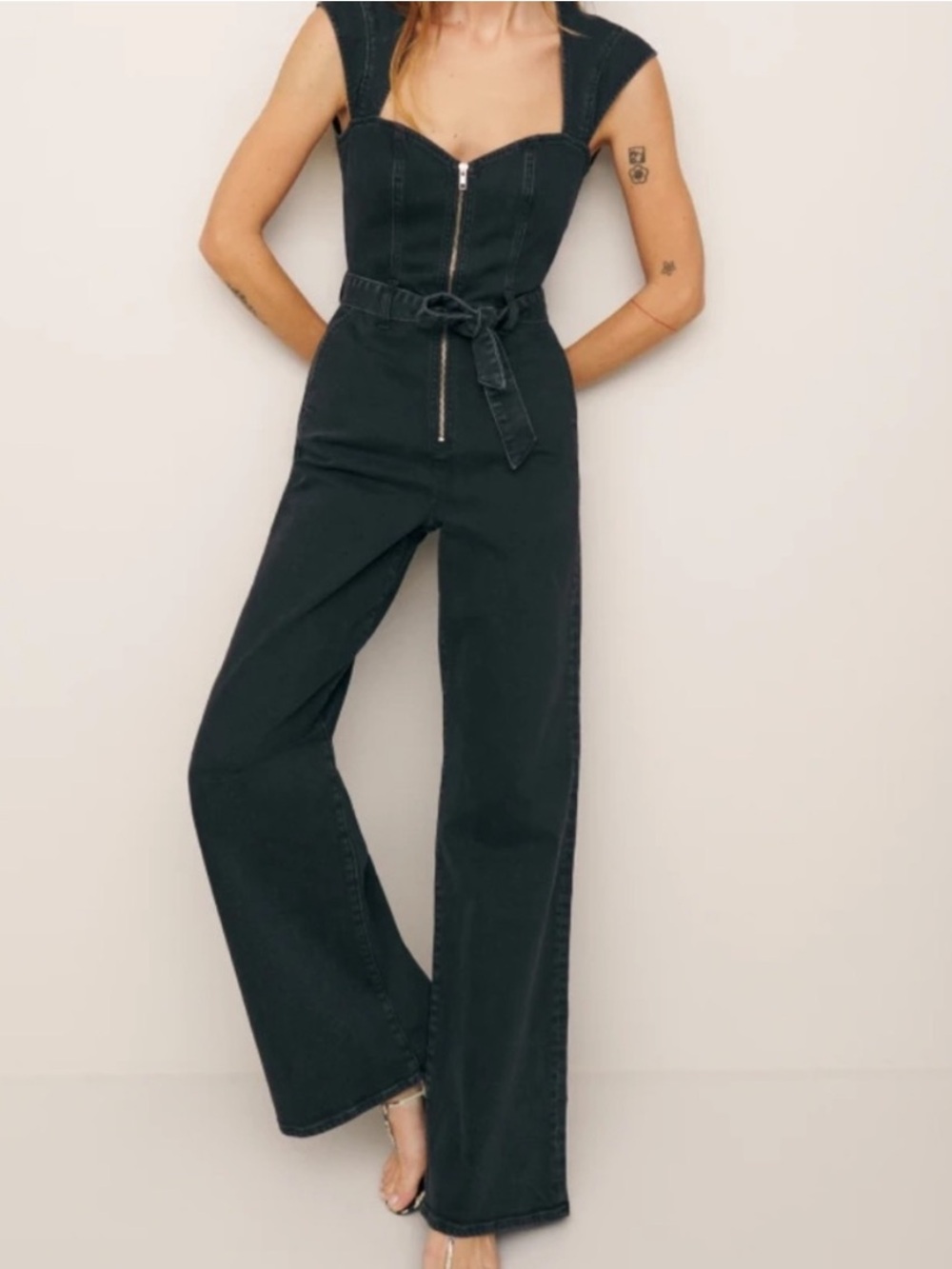 Reformation Denim Jumpsuit
